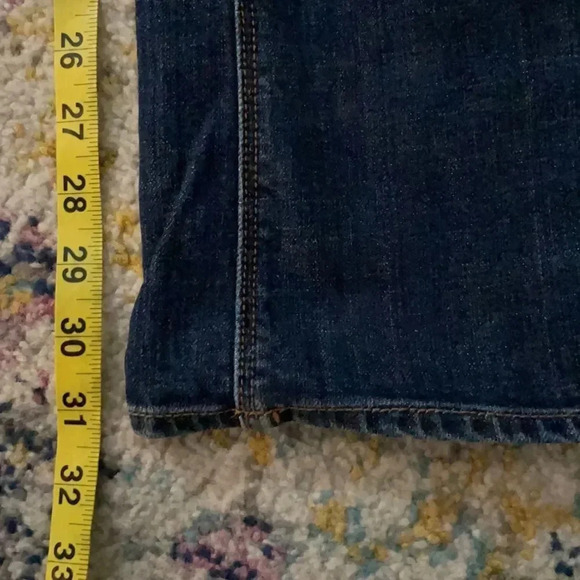 Gap Maternity Stretch Flare Jeans Dark Wash Demi Panel Women’s size 6 maternity - Picture 9 of 10